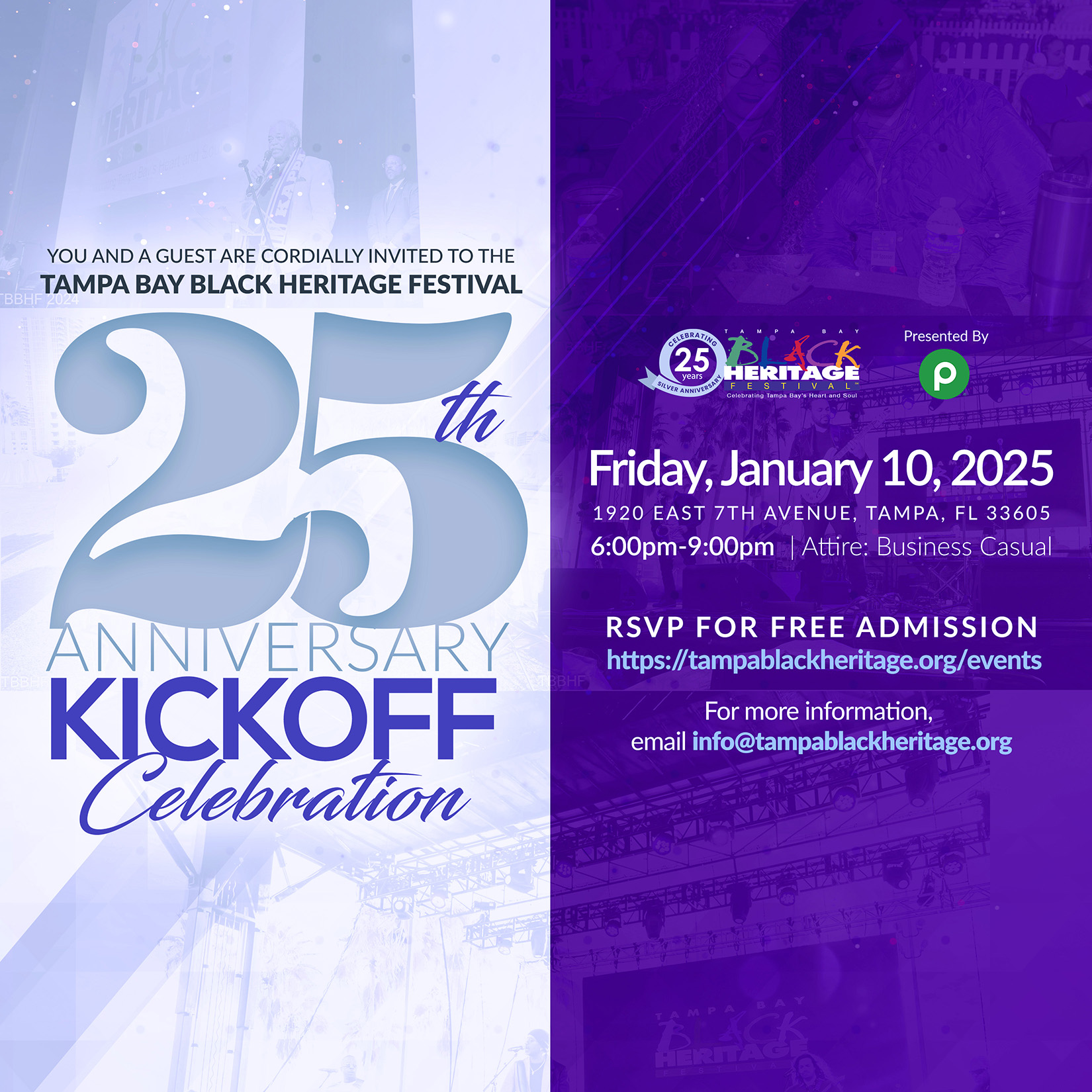 TBBHF 25th Anniversary Kick Off Event