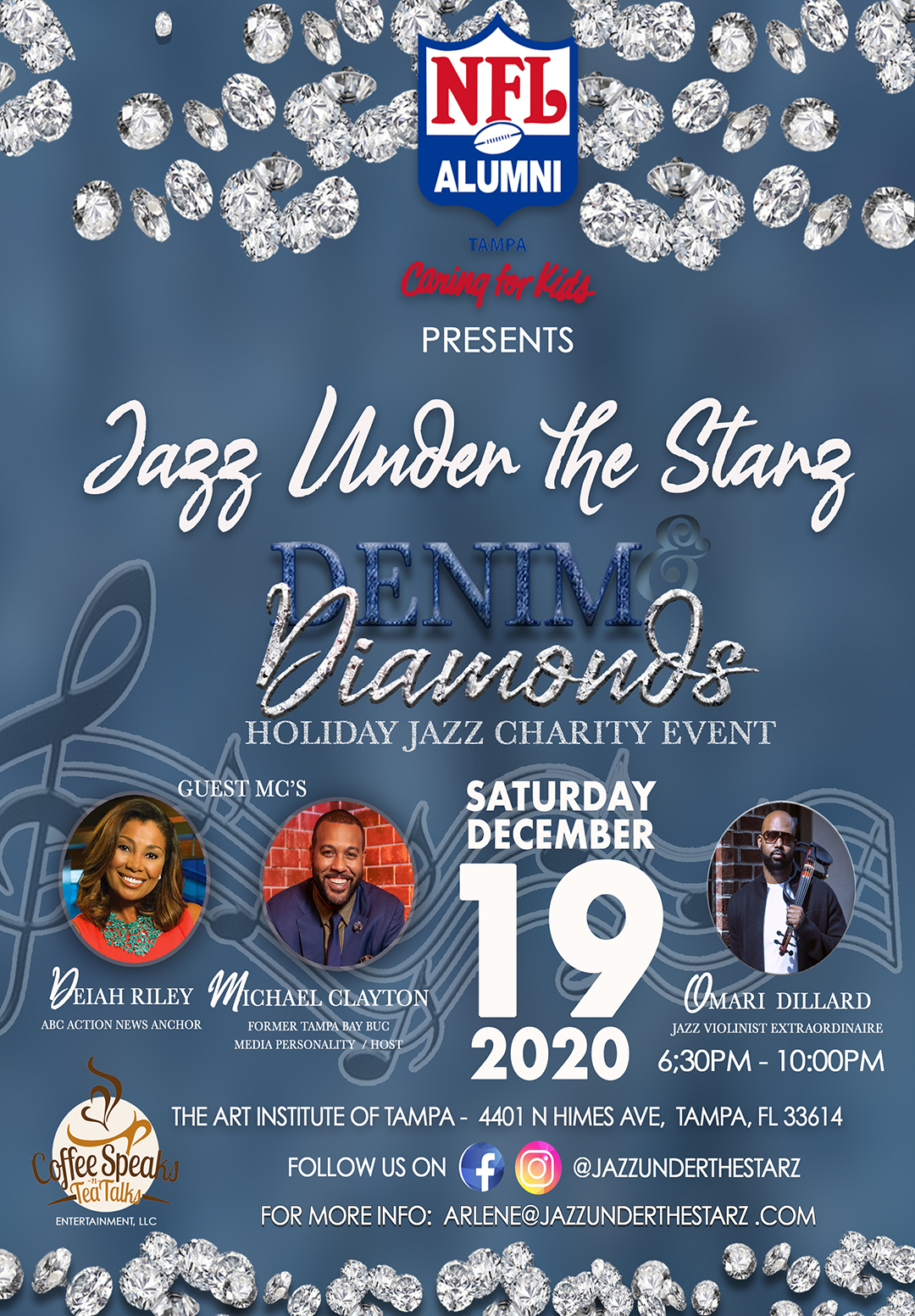 NFL Alumni Tampa, Caring for Kids: Jazz Under The Starz